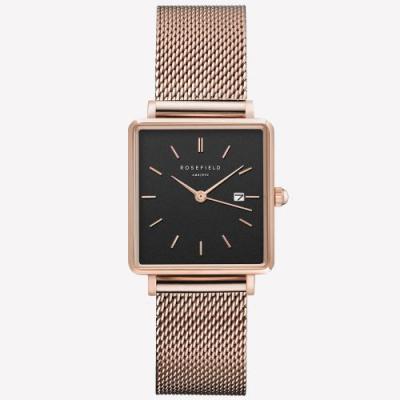 ROSEFIELD Montre  en Maille milanaise Rose - QBMR-Q05