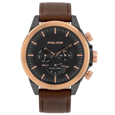 POLICE  PL15970JSUR.02, Quartz, 52mm, 5ATM