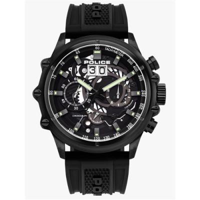 POLICE Mens Watch  Pl16018jsb.02p, Quartz, 48mm, 10atm
