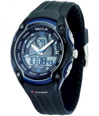 SECTOR  Montre Homme R3251574003 Gris, Noir