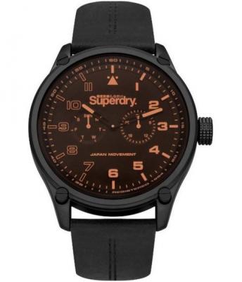 SUPERDRY Montre Aviator Sonar  Homme Noir - SYG208OB 10mm