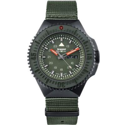  Traser Hommes Analogique Quartz Montre avec Bracelet en Tissu 109858