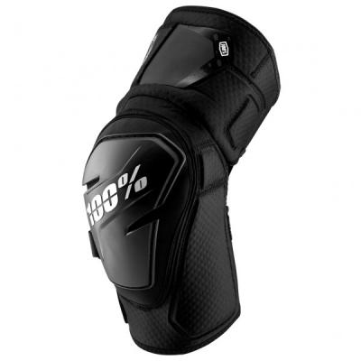 Genouillère 100% TERATEC PLUS – Protection VTT/Descente, Noir, Taille Petit