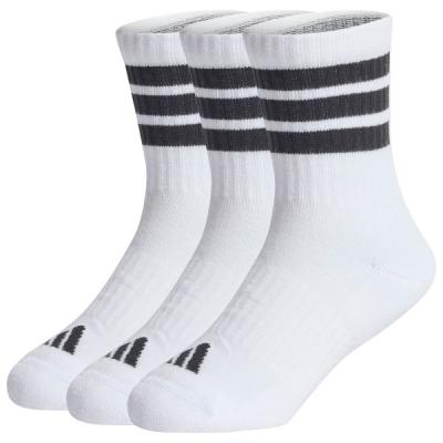 Chaussettes rembourr&eacute;es enfant adidas 3 stripes (x3)