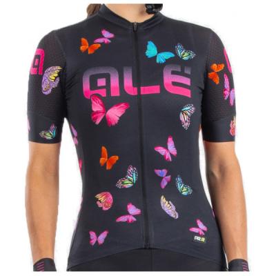 ALE Al&eacute; - Women's Butterfly Jersey - Maillot de cyclisme taille XL, multicolore 