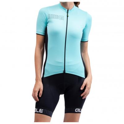 ALE Maillot manches courtes femme  color block vert d eau