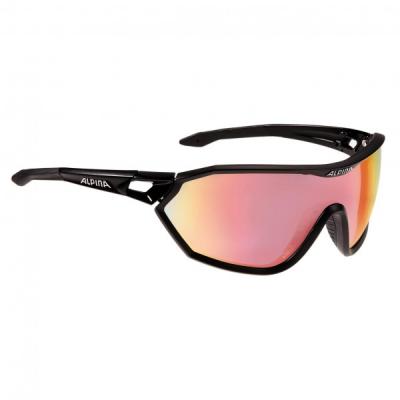 ALPINA  Unisexe - Adultes, S-WAY QV Lunettes de sport, black matt, One Size