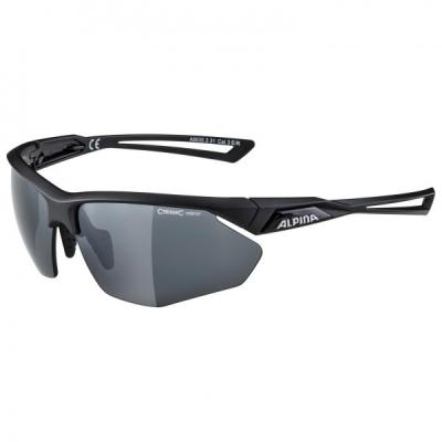 ALPINA  Unisexe - Adultes, NYLOS HR Lunettes de sport, black, One Size