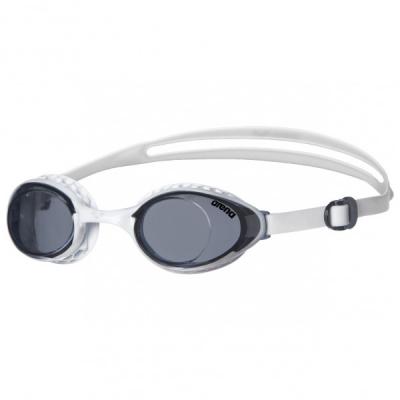 ARENA Lunettes de natation  Air Soft blanc avec verres fum&eacute;s gris