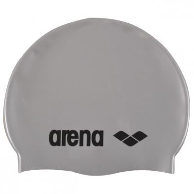 ARENA  Classic Silicone Bonnet de piscine Mixte Adulte, Noir, NS