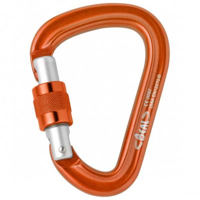 BEAL  Mousqueton escalade Be Safe Orange Orange Unique