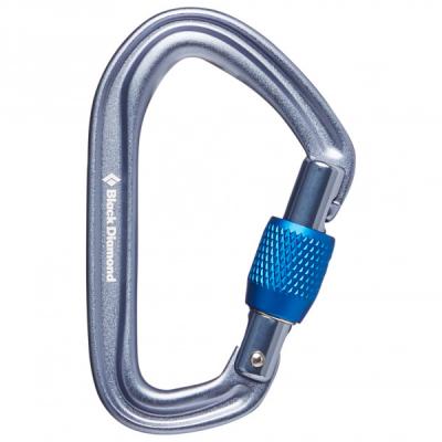 BLACK DIAMOND  - Hotforge Screwgate Carabiner - Mousqueton &agrave; vis gris