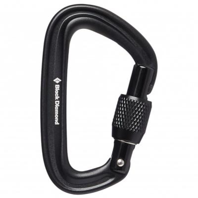 BLACK DIAMOND Mousqueton  liteforge screwgate carabiner noir