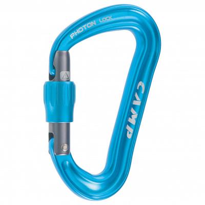 CAMP  Photon Lock Mousqueton Unisexe, Bleu, Taille Unique
