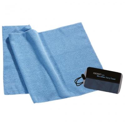 COCOON  - Terry Towel Light - Serviette microfibre taille 150 x 80 cm - XL, bleu 