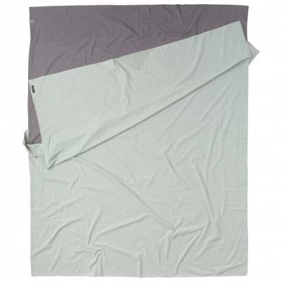 COCOON  CD44/14 Couette de Voyage Mixte Adulte, Gris, 220 x 180 cm