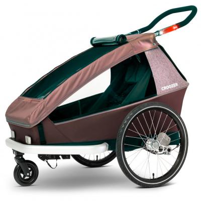 CROOZER  -  Kid Vaaya 1 - Remorque pour enfant gris 