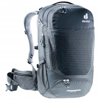 DEUTER  - Trans Alpine Pro 28 - Sac &agrave; dos v&eacute;lo taille 28 l, gris/bleu