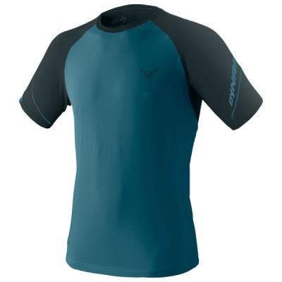 DYNAFIT  - Alpine Pro S/S Tee - T-shirt de running taille 46 - S, bleu