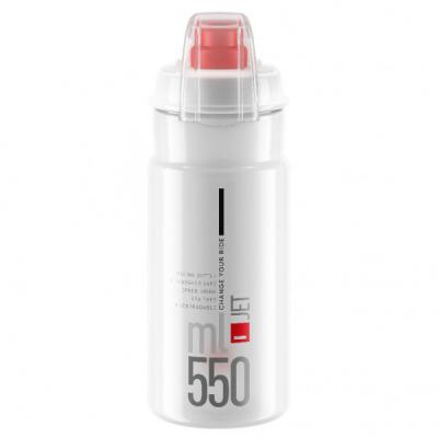 ELITE Bidon &agrave; logo  Jet plus - blanc/rouge - 550 ml