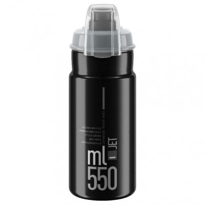 ELITE  Bidon v&eacute;lo Jet Plus 550ml Black Noir Unique