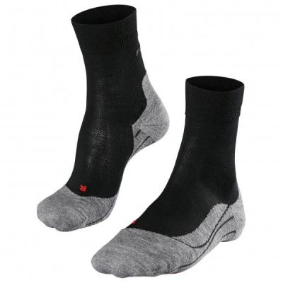 FALKE  - Women's RU 4 Wool - Chaussettes de running taille 41-42, noir