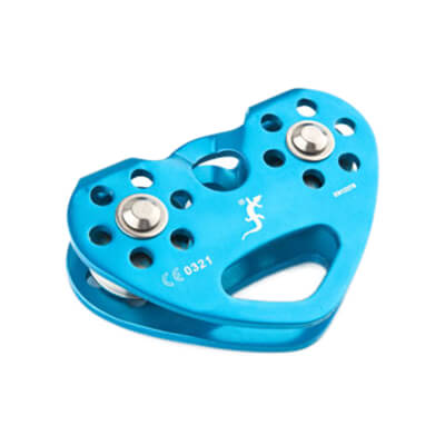 FIXE CLIMBING GEAR Fixe POLEA Doble EJE Para TIROLINAS DE Cable CE