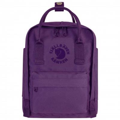 FJALLRAVEN Fj&auml;llr&auml;ven - Re-K&aring;nken Mini - Sac &agrave; dos journ&eacute;e taille 7 l, violet 