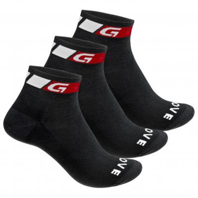 GRIPGRAB Chaussettes  Classic Low Cut (lot de 3) - S Noir Chaussettes