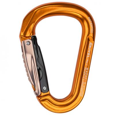 GRIVEL  Mega K6g Twin Gate Snap Hook Jaune,Rouge