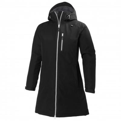 HELLY HANSEN Veste  Long Belfast Winter noir blanc femme - XL
