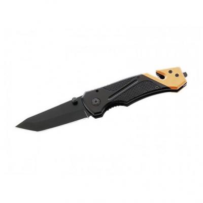 HERBERTZ Couteau Pliant Rescue Noir Orange