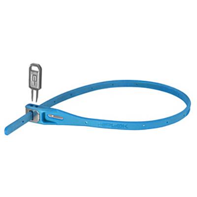 HIPLOCK Antivol V&eacute;lo HipLok Z-Lok Armoured Reuseable Tie - 40cm Cyan