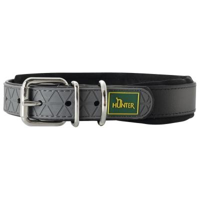 HUNTER  Convenience Comfort Dog Collar Noir 37-45 cm