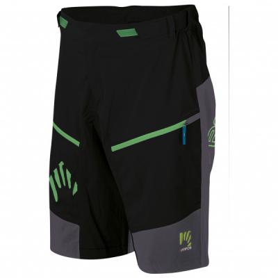 KARPOS  - Rapid Baggy Short - Short VTT homme Black / Dark Grey / Green Fluo - XL