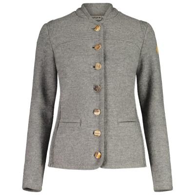 MALOJA  - AllegriaM. NOS - Manteau femme Grey Melange - L
