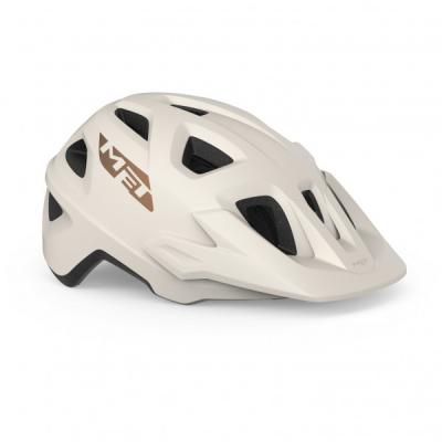 MET  Casque Echo MIPS Sport, Blanc/Bronze (Multicolore), M