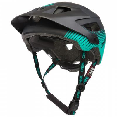 ONEAL Casque v&eacute;lo O'Neal Defender Grill V.22 noir/vert mat- L/XL