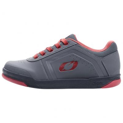 O NEAL Baskets v&eacute;lo O'Neal Pinned Flat pedal V.22 gris/rouge- 36