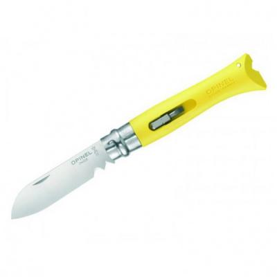 OPINEL  - Taschenmesser Nr. 9 mit Schraubendreher - Couteau jaune