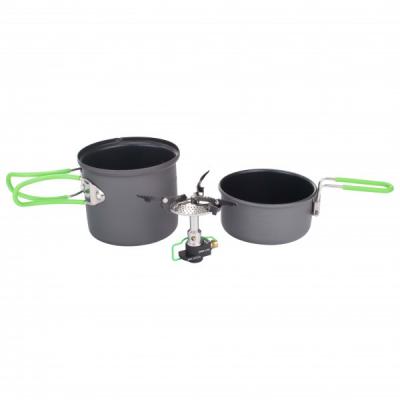 OPTIMUS  - Crux Lite Solo Kochsystem - R&eacute;chaud &agrave; gaz gris/vert