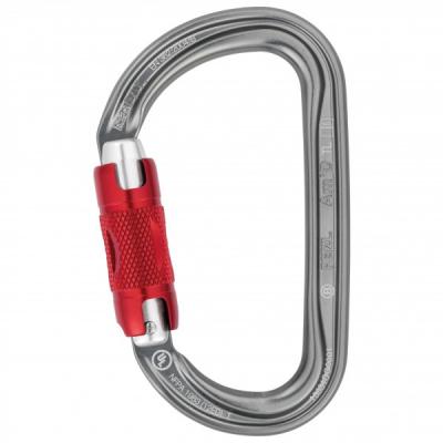 PETZL  Mousqueton escalade Am'd Twist-lock Gris/Rouge Unique