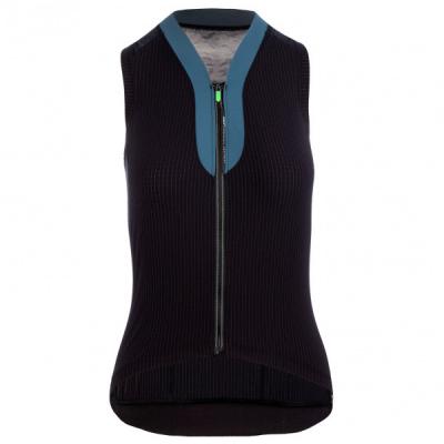 Q36.5  L1 Pinstripe Sleeveless Jersey Noir S Femme