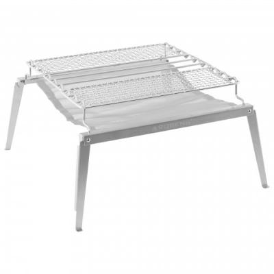 ROBENS  - Timber Mesh Grill L - Barbecue taille 50 x 47 x 25 cm, gris