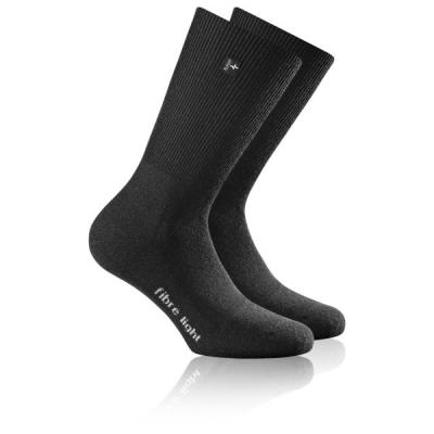 ROHNER  - Fibre Light supeR - Chaussettes de randonn&eacute;e taille 44-46 - XL, noir 