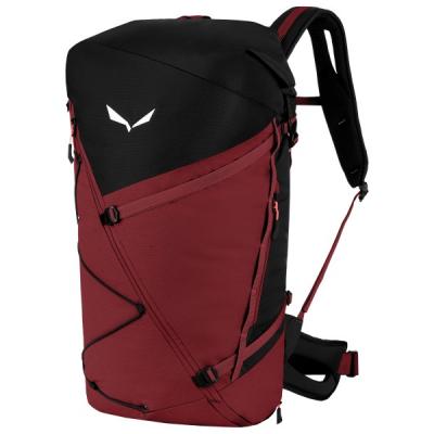 SALEWA  - Women's Puez 40+5 - Sac &agrave; dos de randonn&eacute;e taille 40 + 5 l, rouge/noir 