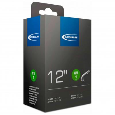 SCHWALBE  Av1 Tubo Bicicletta Unisex Adulto, Nero, Taglia Unica