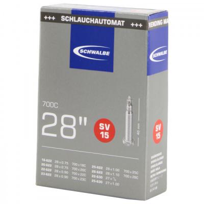 SCHWALBE  Pv15 In Foil Presta 60 Mm Inner Tube Noir 700C / 18-28