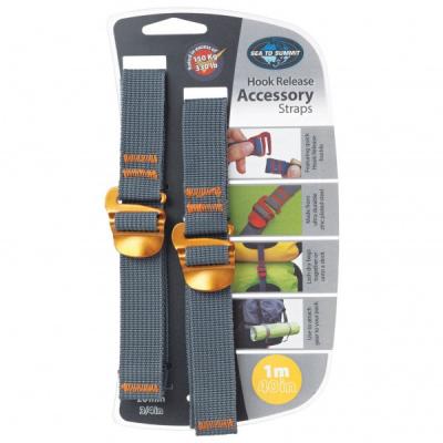 SEA TO SUMMIT Accessory Strap with Hook Buckle 10mm Webbing - 1.0m - C: amarillo