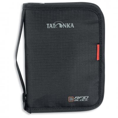 TATONKA  - Travel Zip M RFID B - Porte-monnaie noir/gris